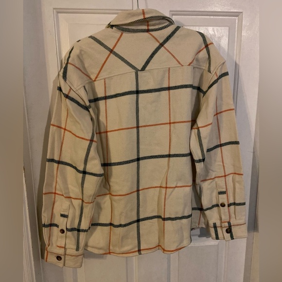 Goodfellow Cream Plaid Button-Up Shirt - Picture 11 of 15